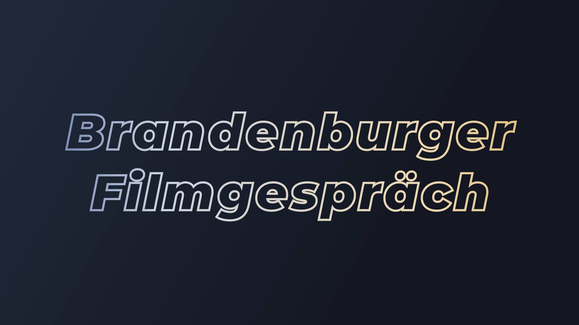 Brandenburger Filmgespräch